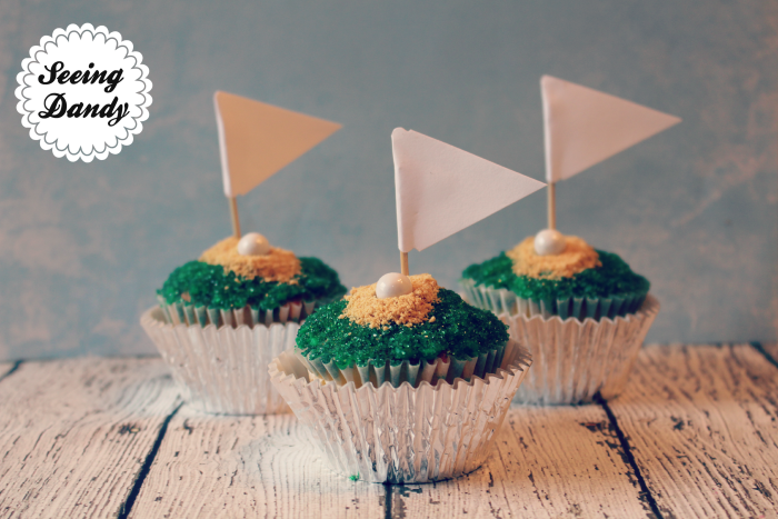 Delicious and easy to make golf cupcakes recipe.