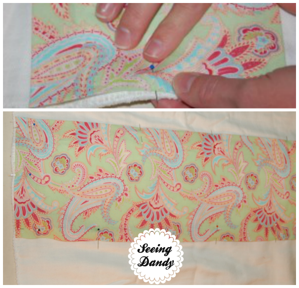 pink green blue orange paisley fabric, prefold cloth diapers, sewing tutorial, free sewing pattern