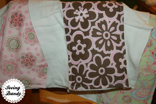diy sewing pattern, free burp cloth pattern