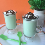 Easy to make white chocolate mint cocoa.
