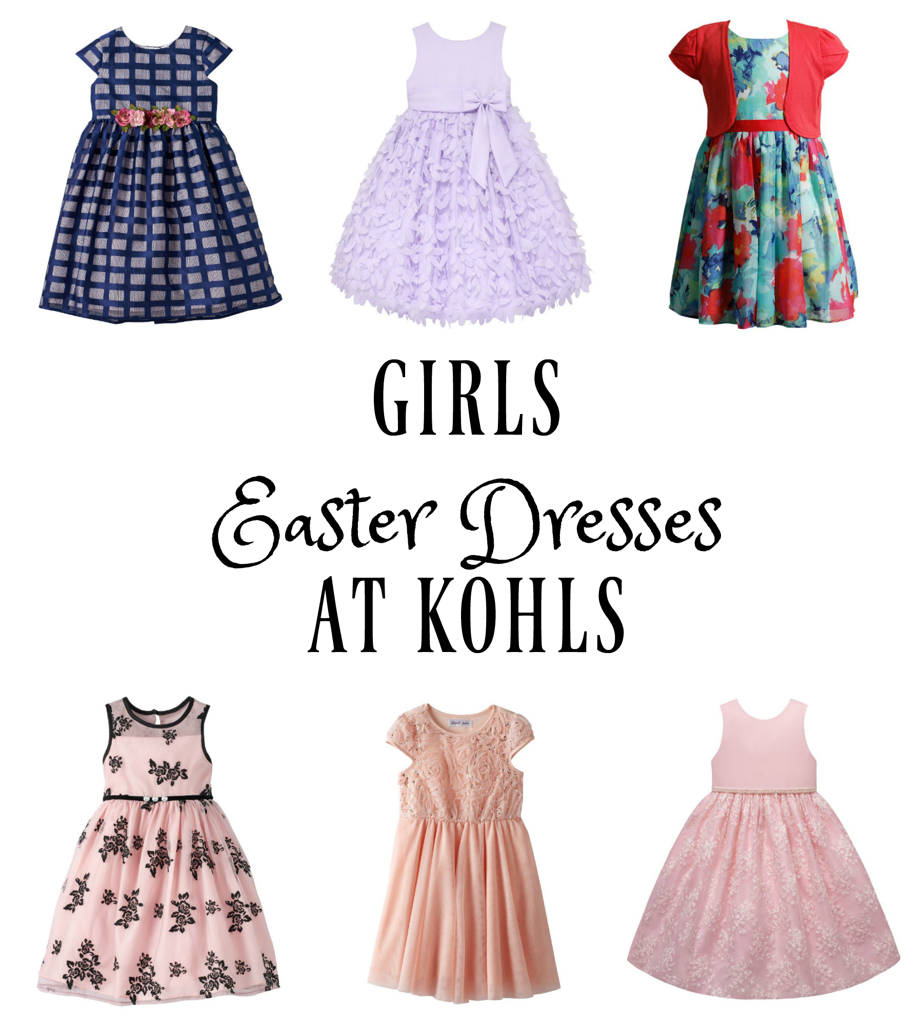 kohls girls easter dresses