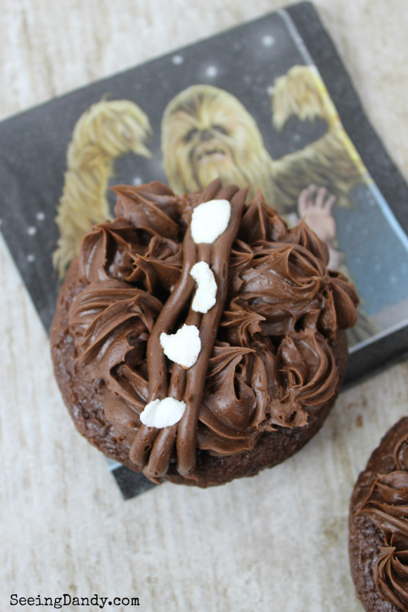 Delicious Star Wars chocolate chewbacca donuts