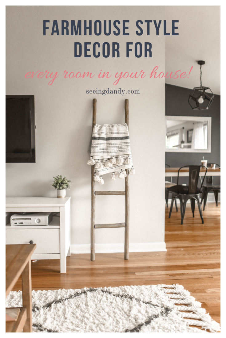 Easy to decorate farmhouse style decor for every room in your house.
