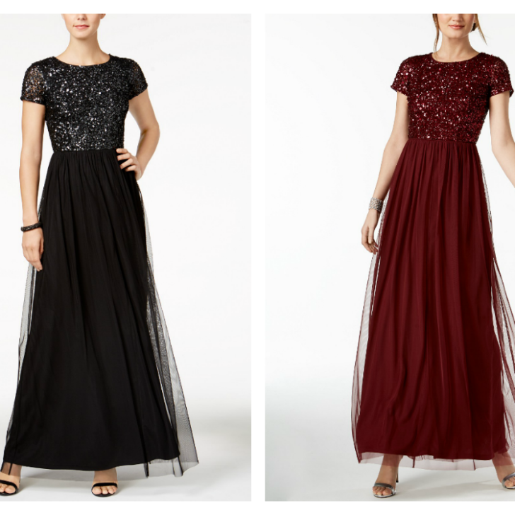 Adrianna Papell modest prom dresses.