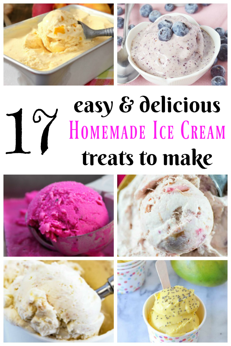 Delicious and easy to make homemade ice cream treats.