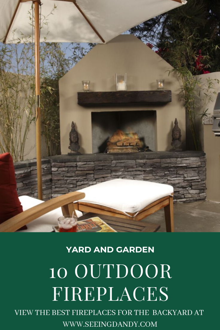 Best outdoor fireplaces perfect for the backyard.