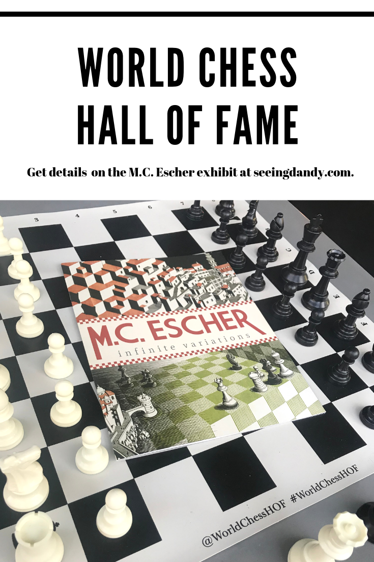 MC Escher exhibit at the World Chess Hall of Fame.