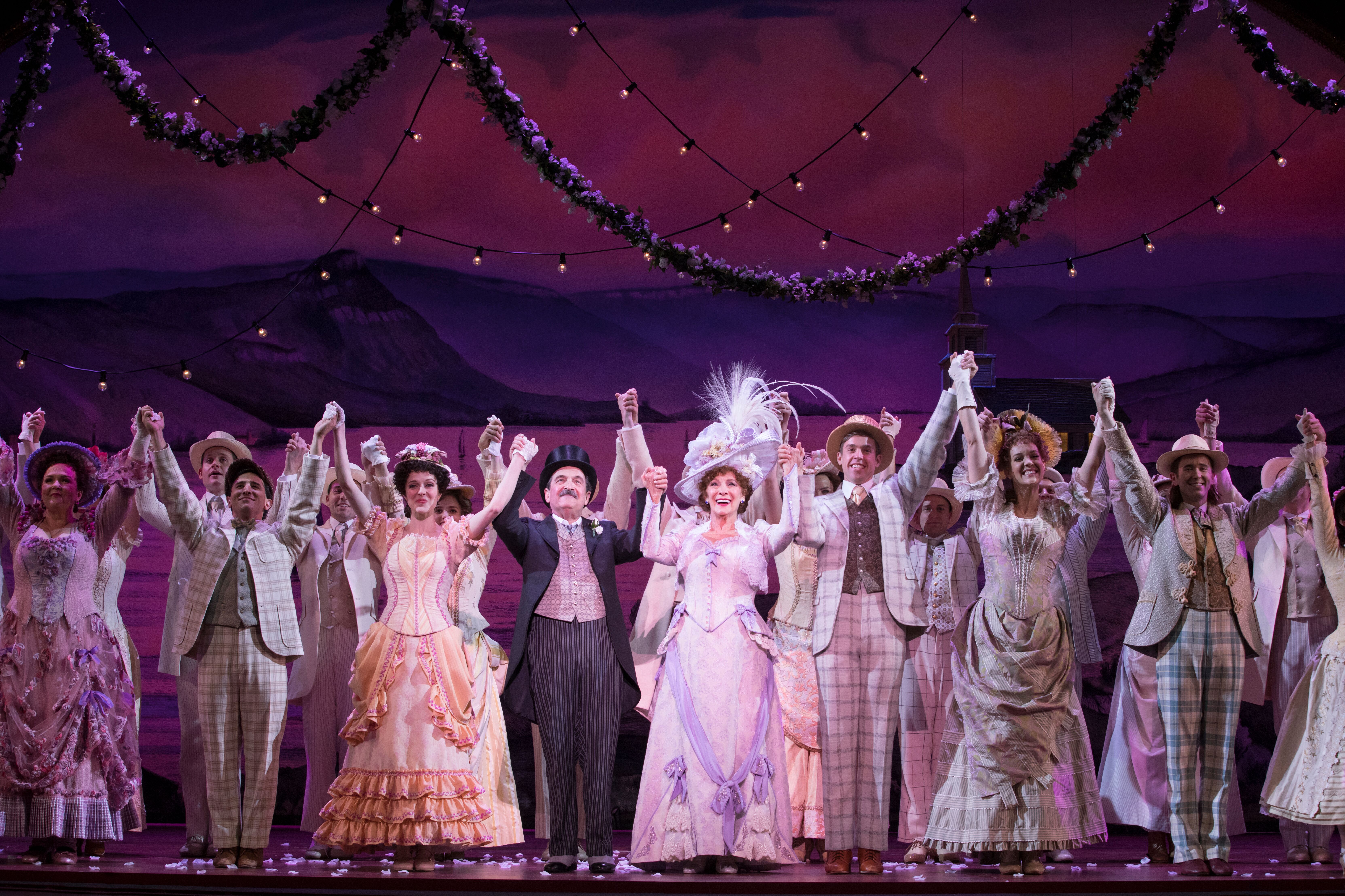 Betty Buckley and the National Tour Company of Hello Dolly.
