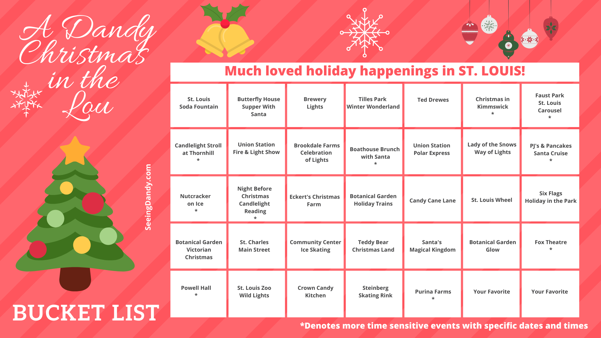 St. Louis Christmas events printable family holiday bucket list