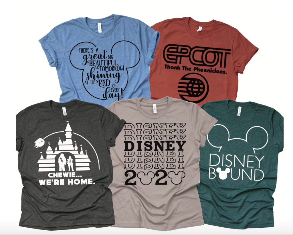 Disney inspired shirts
