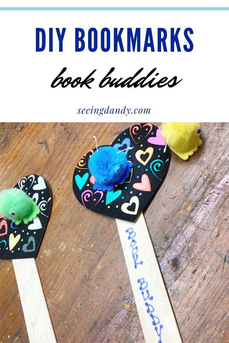 Easy to make book buddies DIY bookmarks