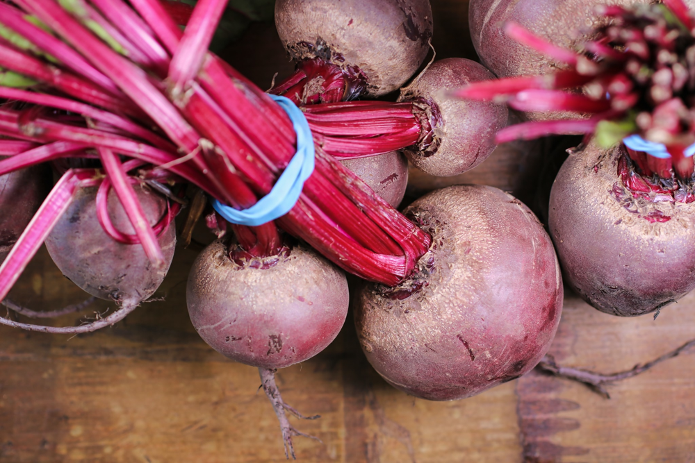 home grown beets