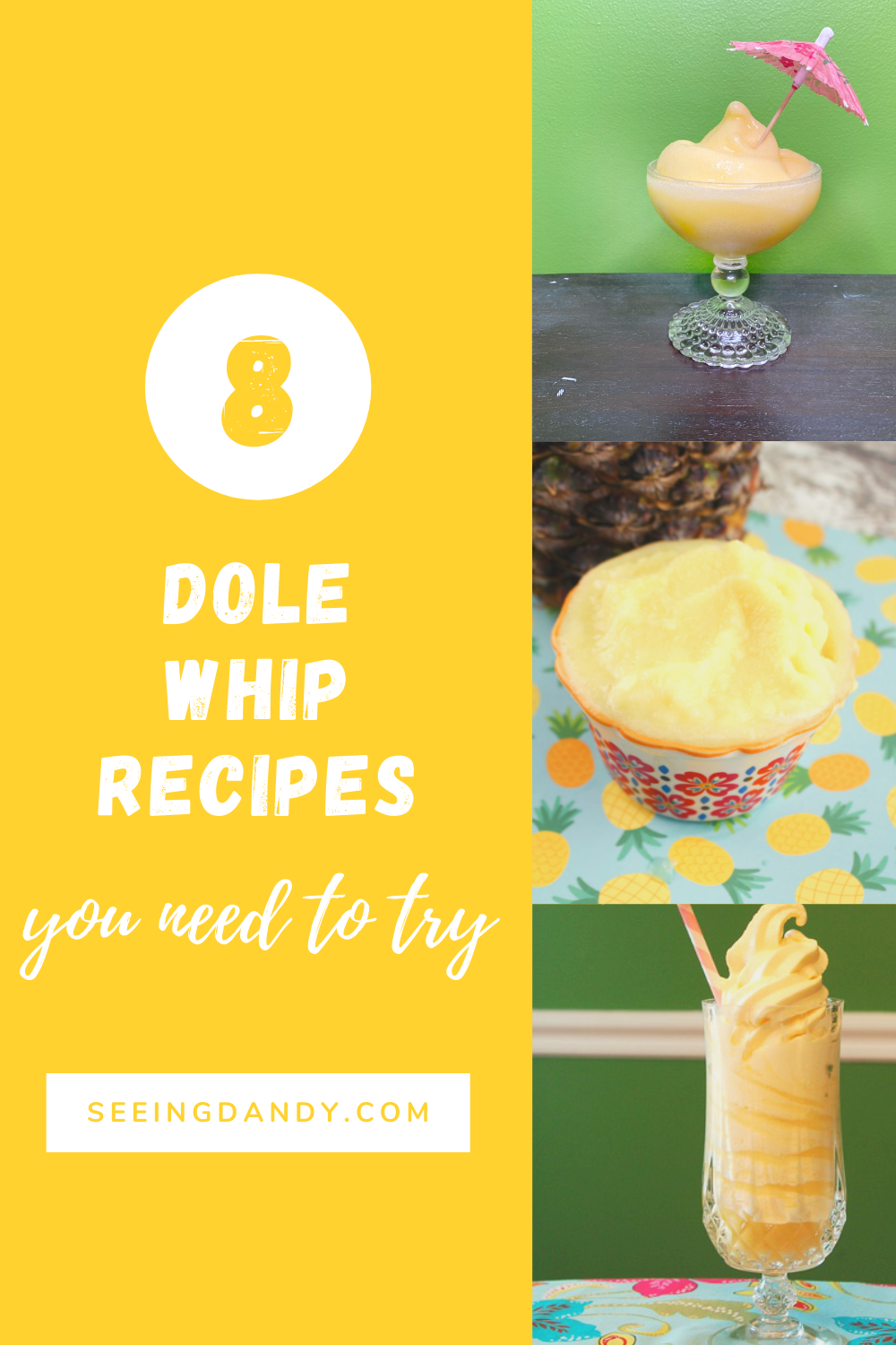 easy to make dole whip recipes, travel, disney, disneyland, disney world, disney food