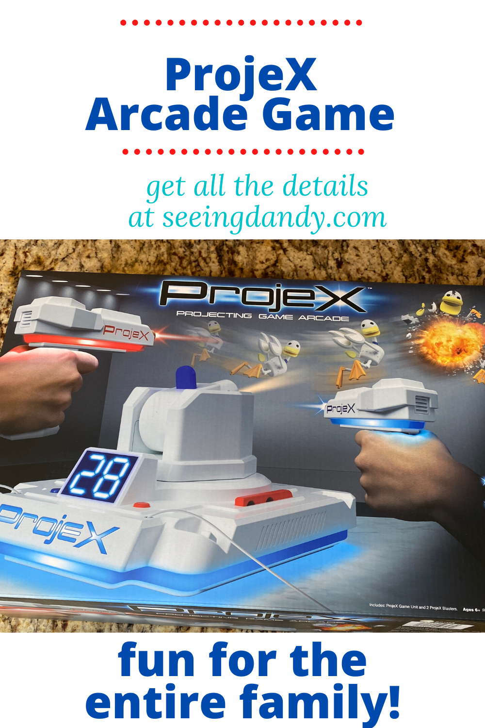 Family activity projex arcade game