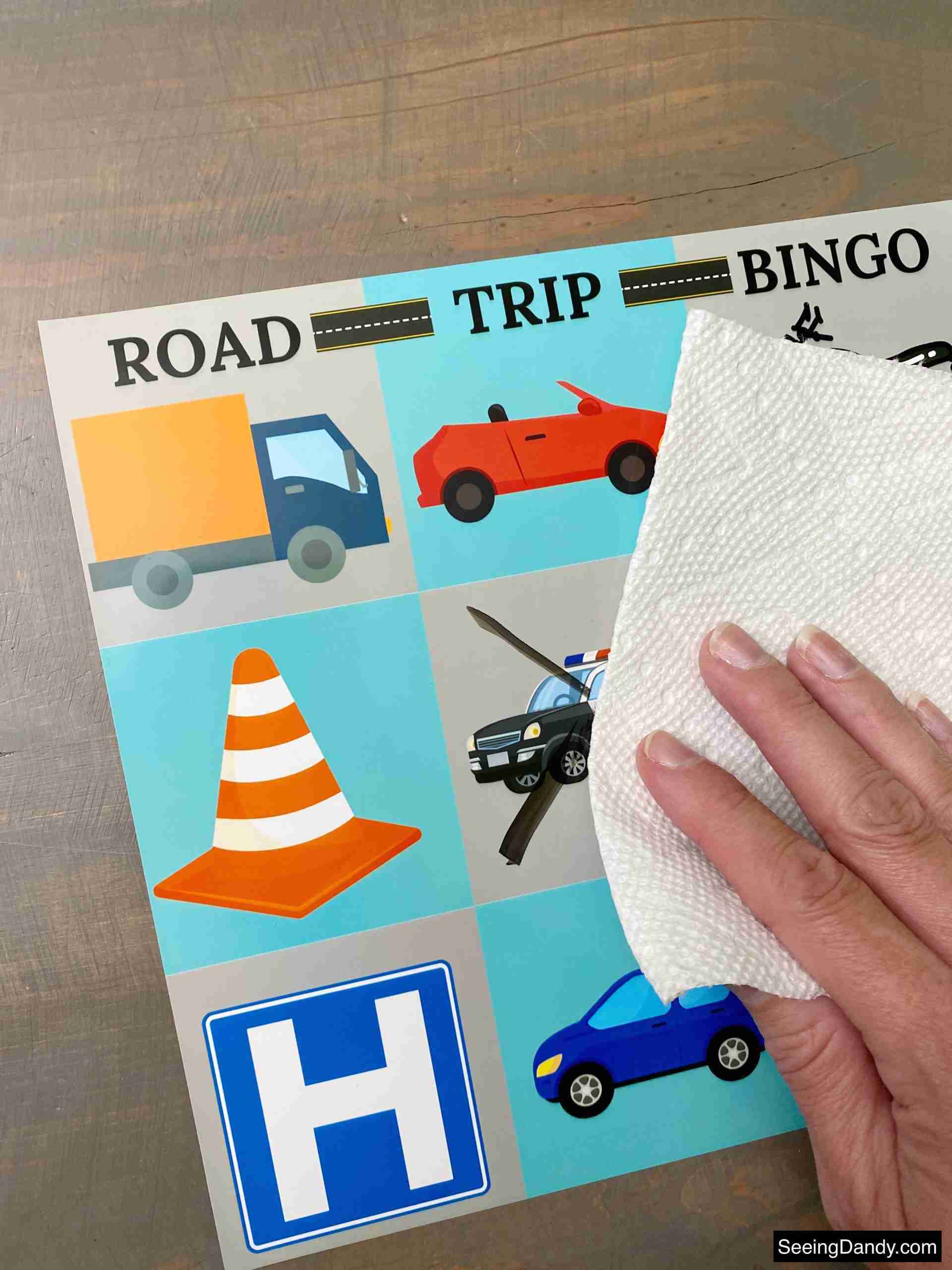 road trip bingo printable, dry erase bingo card, travel bingo, family travel, family vacation, road trip vacation, cross country travel