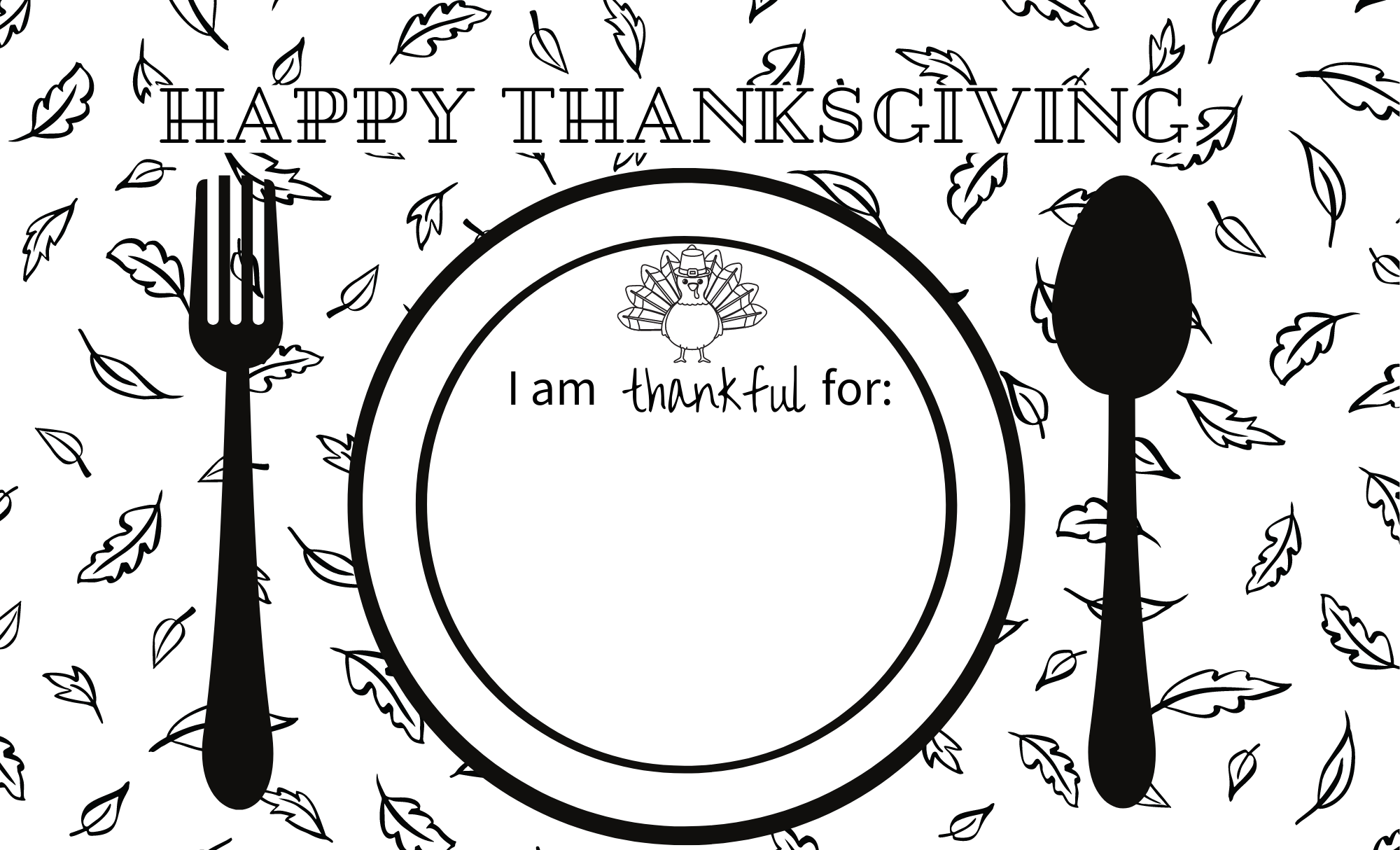 free printable thanksgiving activity placemats craft for the kids table