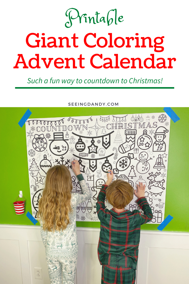 giant advent calendar