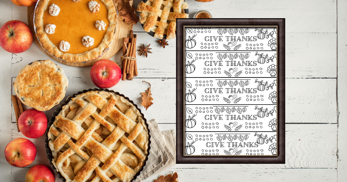 kids table give thanks bookmarks free printable thanksgiving activity placemats