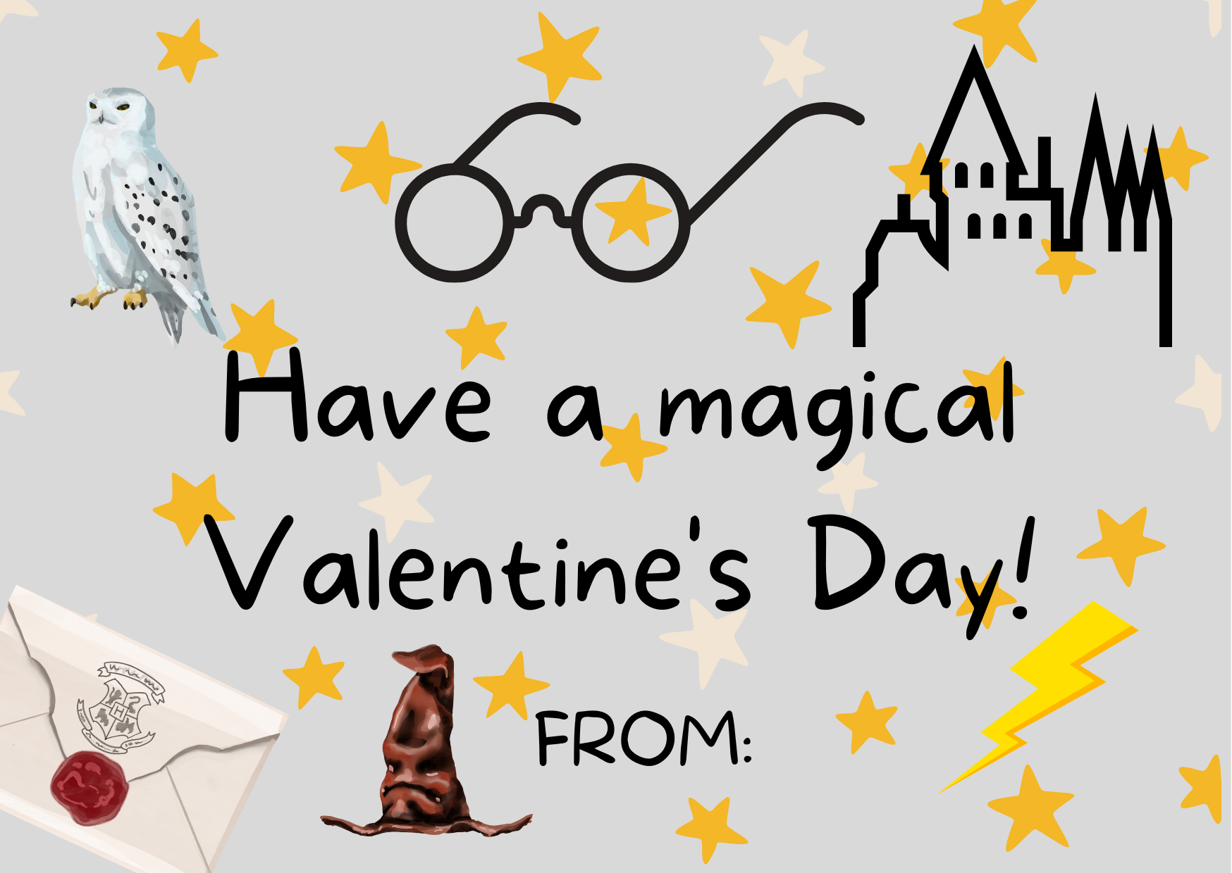 have a magical valentines day valentine card