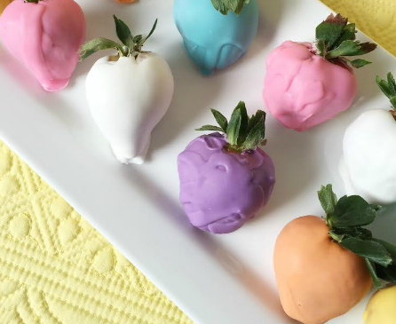easter recipes, chocolate covered strawberries, candy recipes, easter desserts