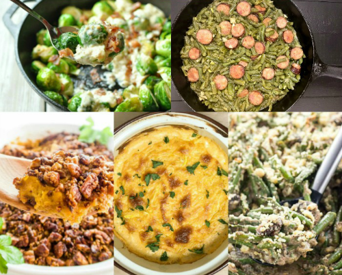 Delicious Christmas side dishes.