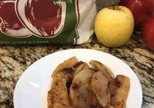 Delicious foil baked apples with cinnamon flavor.