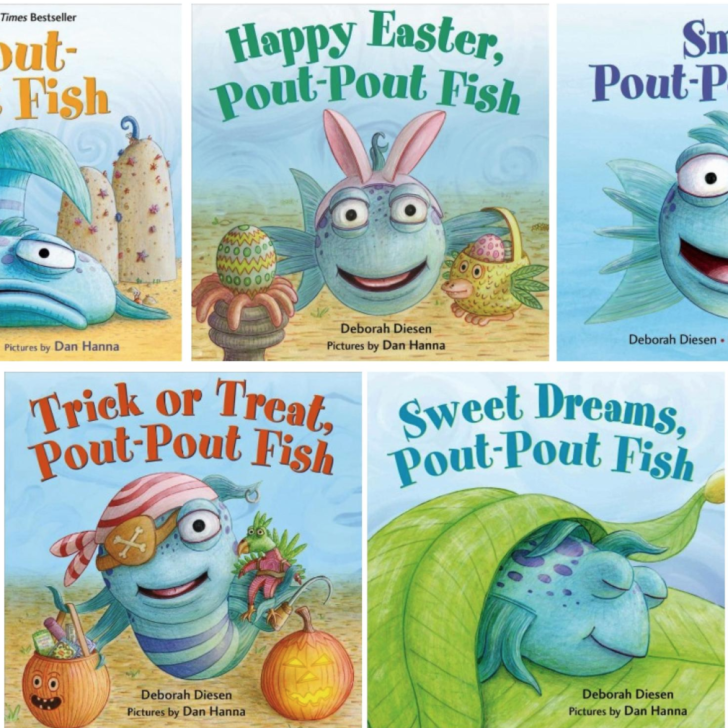 Favorite Pout Pout Fish books for kids.