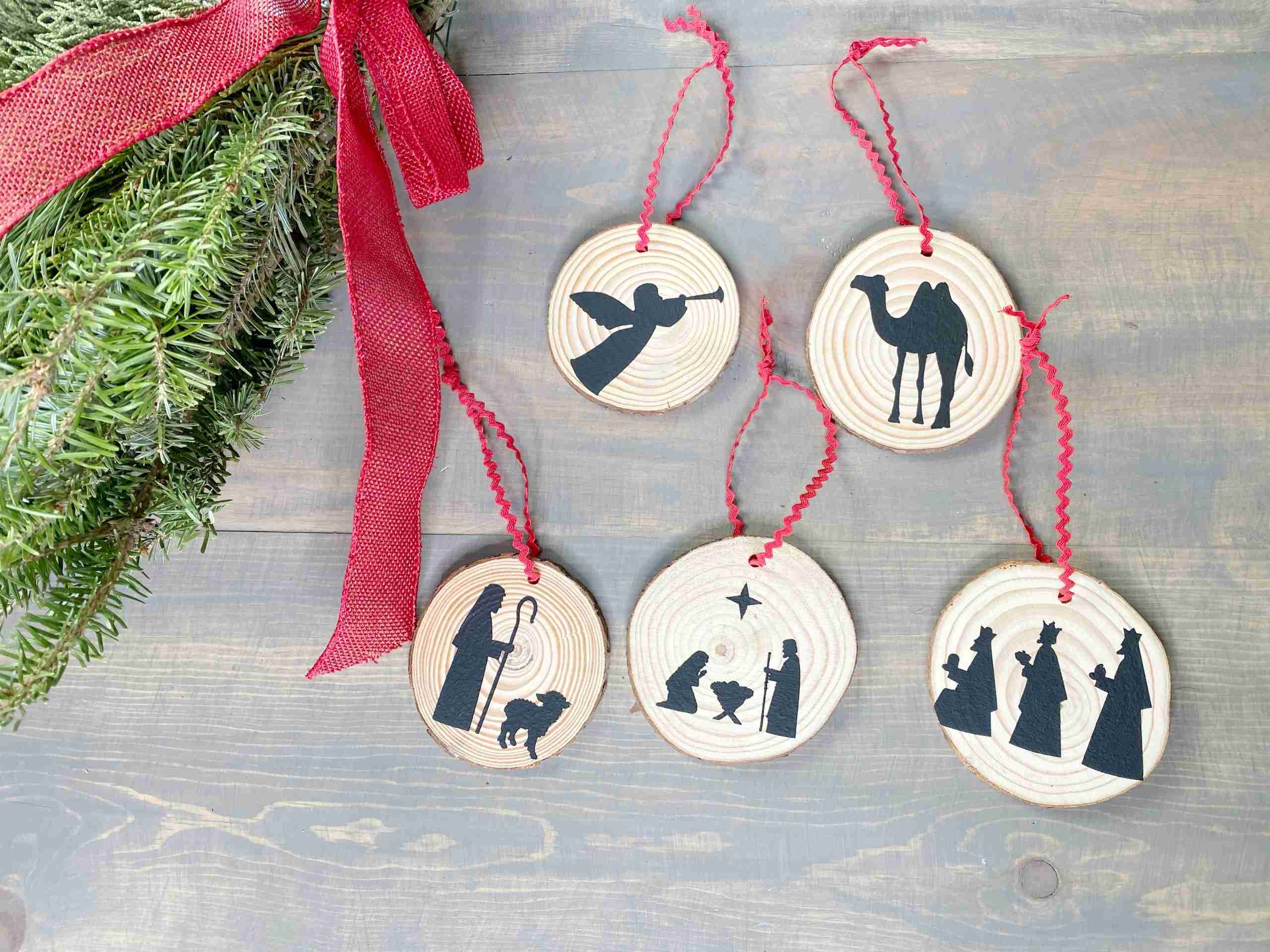 Nativity Christmas ornaments