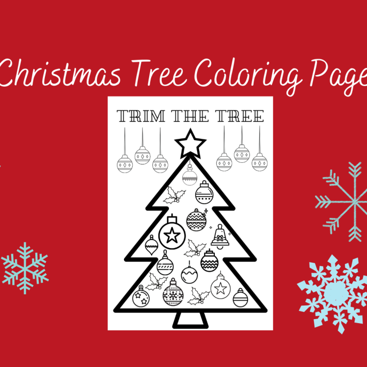 christmas tree coloring page, trim the tree, free printable, coloring sheet, holiday fun, christmas DIY