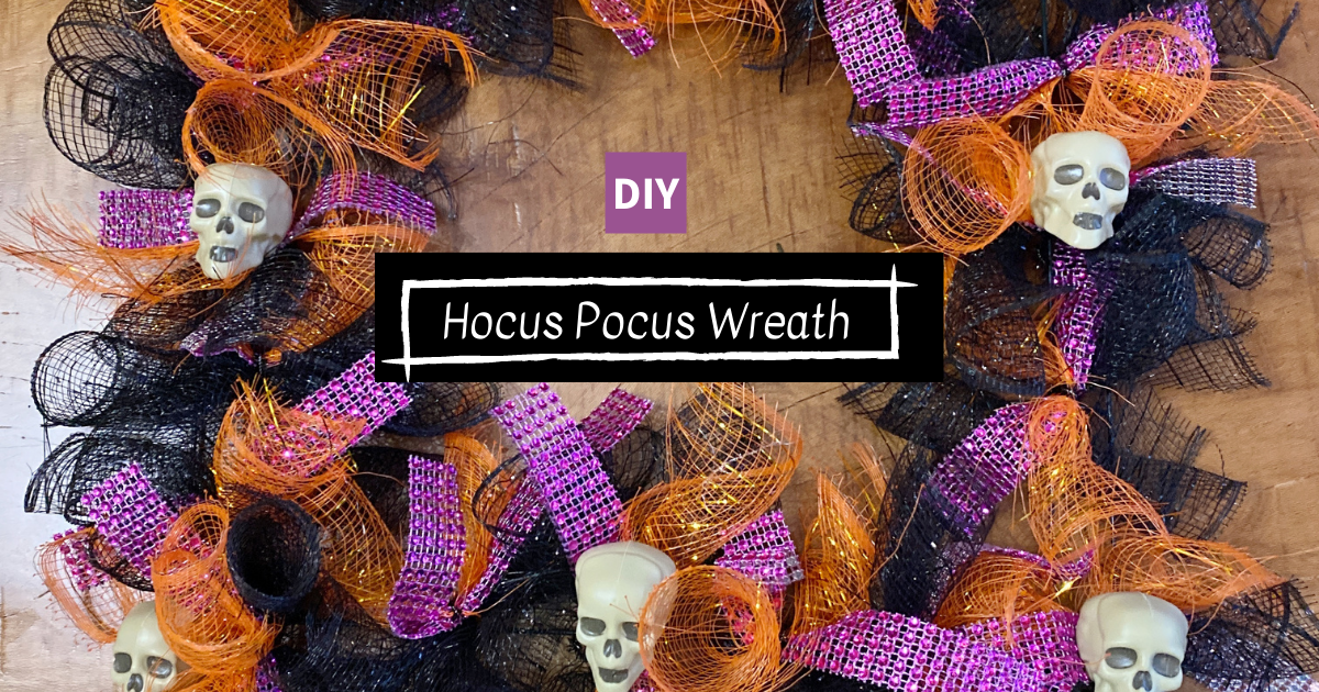 diy hocus pocus wreath