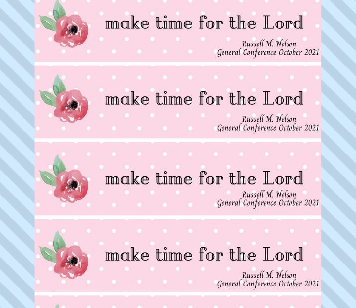 make time for the lord printable bookmarks