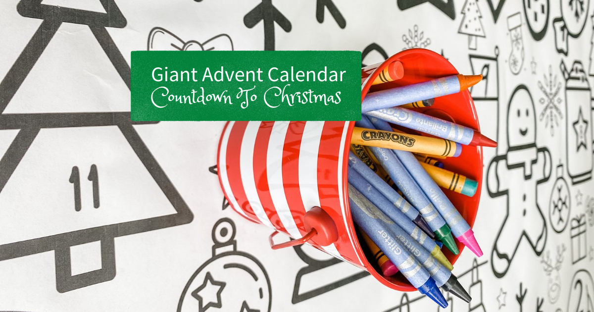 countdown to christmas giant advent calendar
