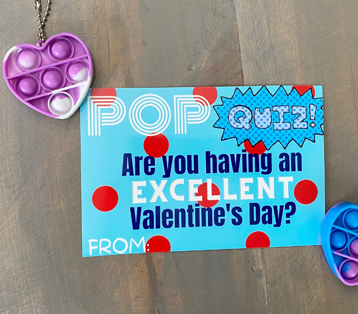 free printable pop quiz fidget keychains valentines
