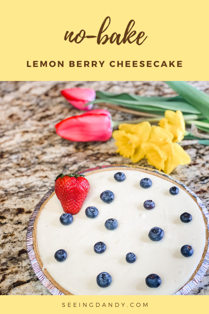 no-bake lemon berry cheesecake recipe