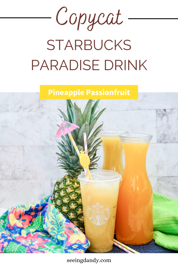 copycat starbucks paradise drink recipe