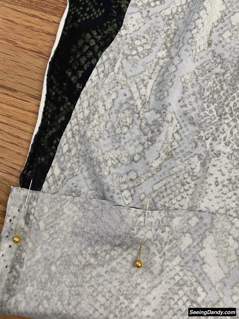 green snake print fabric