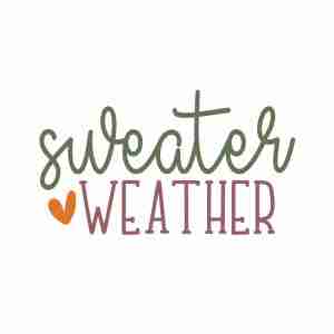 sweater weather svg