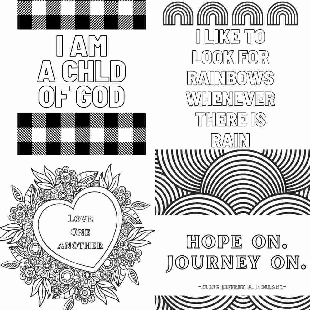 free printable general conference coloring pages