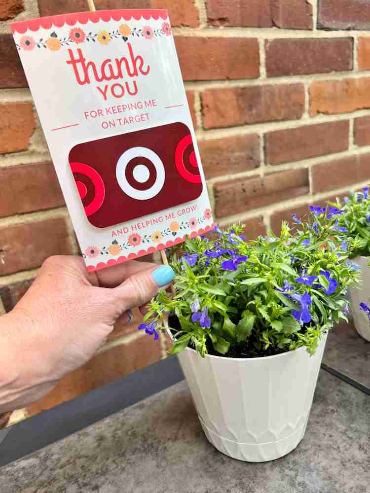 free printable thank you for helping me grow teacher Target gift card