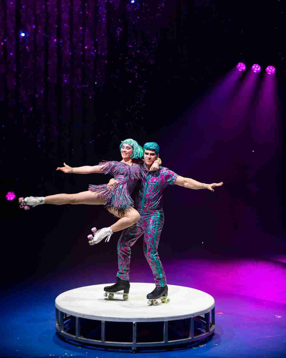 Cirque du Soleil roller skating
